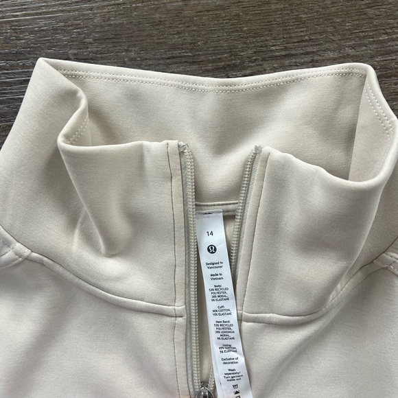 COPY - Lululemon Softstreme zip up sweater - Picture 3 of 3